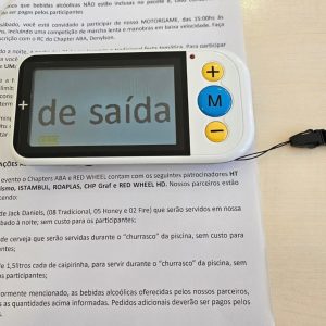 Lupa Eletrônica Portátil UEMAX 4.3 - Imagem 2